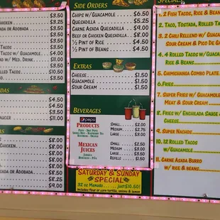 This is just part of their menu