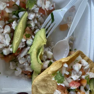 Ceviche Tostadas