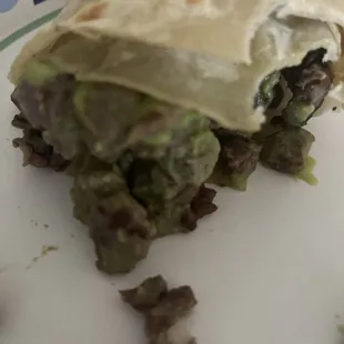 Carne Asada Burrito. Its a sad sad burrito!
