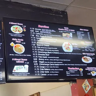 Menu as of 10/22/2023.