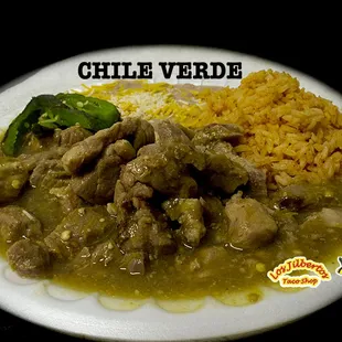 Chile Verde Plate