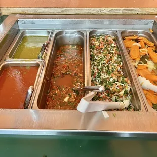 Salsa station