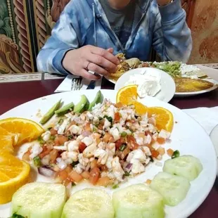 a child eating a plate of food