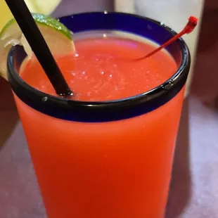 a closeup of the drink