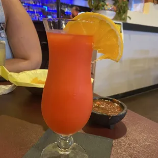 Frozen strawberry margarita