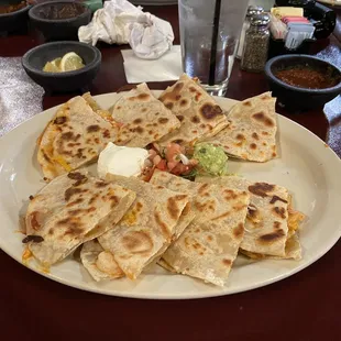 Shrimp quesadilla