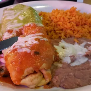 Mushroom Chimichanga