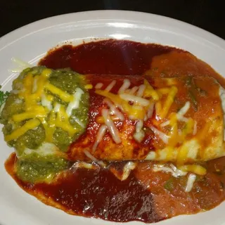 Tres Salsas Burrito