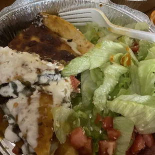 quesadillas! you get like 5 or 6 of them