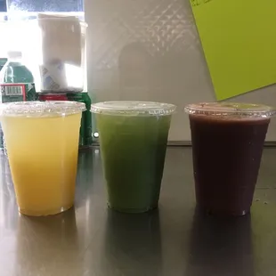 Fresh juice pineapple / cucumber / watermelon