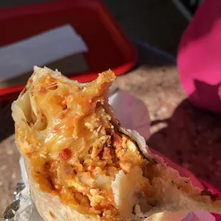 Chorizo burrito