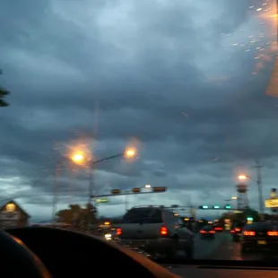 CLOUDY WEATHER ON THE DRIVE HOME