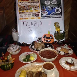 At the entrance during October!