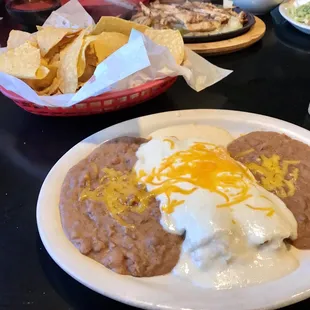 Sour Cream Chicken Enchiladas