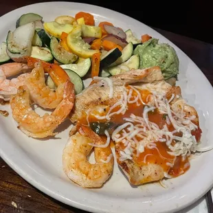 5-15-2023 Grilled Chicken, shrimp &amp; veggies.