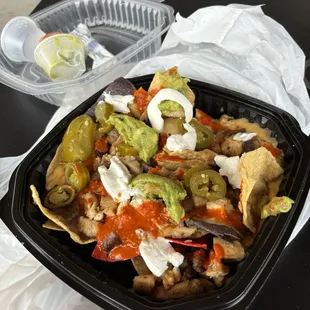 Fajita combo nachos