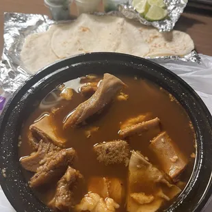 Second order this week !!! Menudo - Not the best I've had, but good none the less !!!