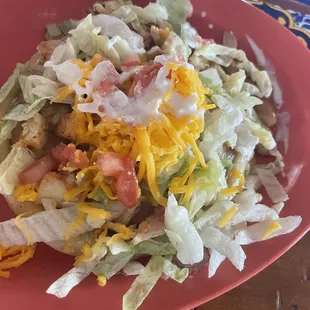 Sopes chicken