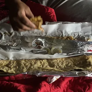 Machetes de pastor y chicharrón prensado con huitlacoche.