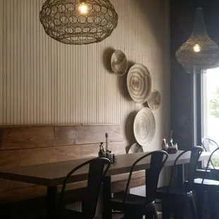Seating in the bar