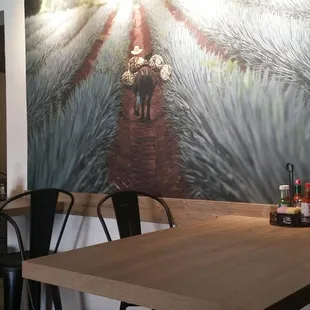 More bar area seating