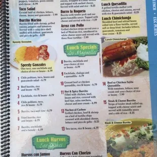 soups and chowder, menu