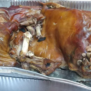 Delicioso lechon $9.50 el plato!