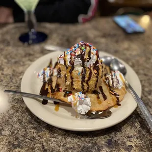 Fried ice cream was AMAZING !!!!!!!  Must try.
