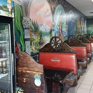 Inside of the restaurant