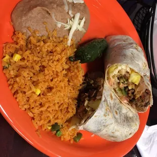 a plate of food