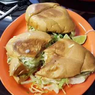 2 orders of Steak Tortas