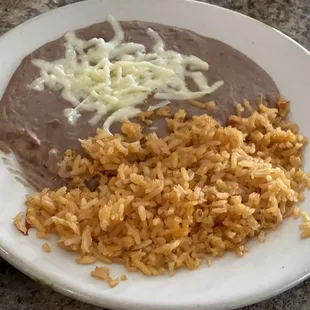 Had to try the rice and beans.