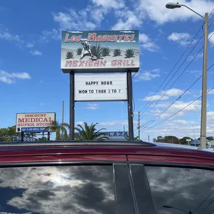 a sign for a mexican grill