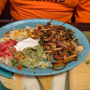 Lunch fajitas