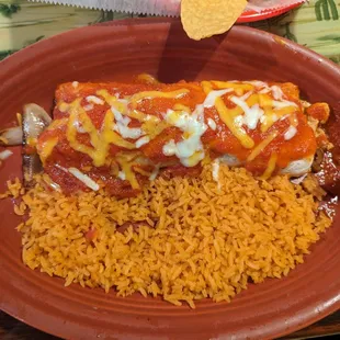 Fajita burrito