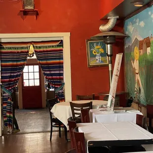 View from the back room