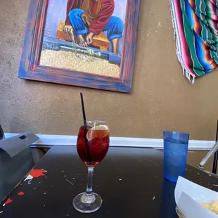Art work for sale and the Sangria