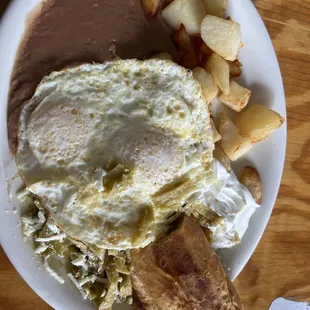 Chilaquiles en salsa verde