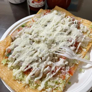 Chicarones prepared snack