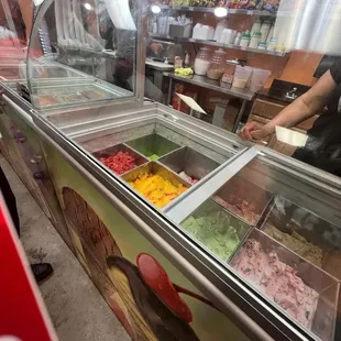 Mamey ice cream scoop