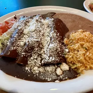 Mole Enchiladas