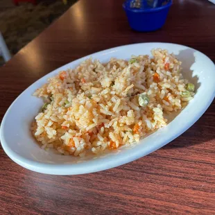 Always get a side of rice kissed by the sun