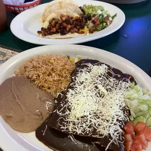 Mole Enchiladas