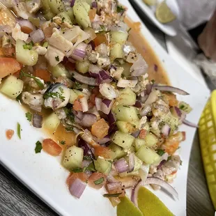 a plate of food