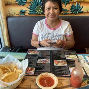 Dinner with my girl.