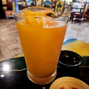 Peach and mango Margarita
