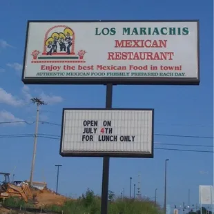 a sign for a mexican restaurant