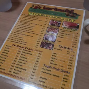 El menu