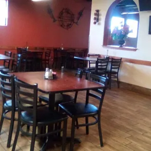 Inside Los Mariachis on Motel Blvd. Reopened in spring of 2024. Clean and pleasant place to dine.