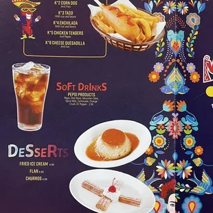 kids menu